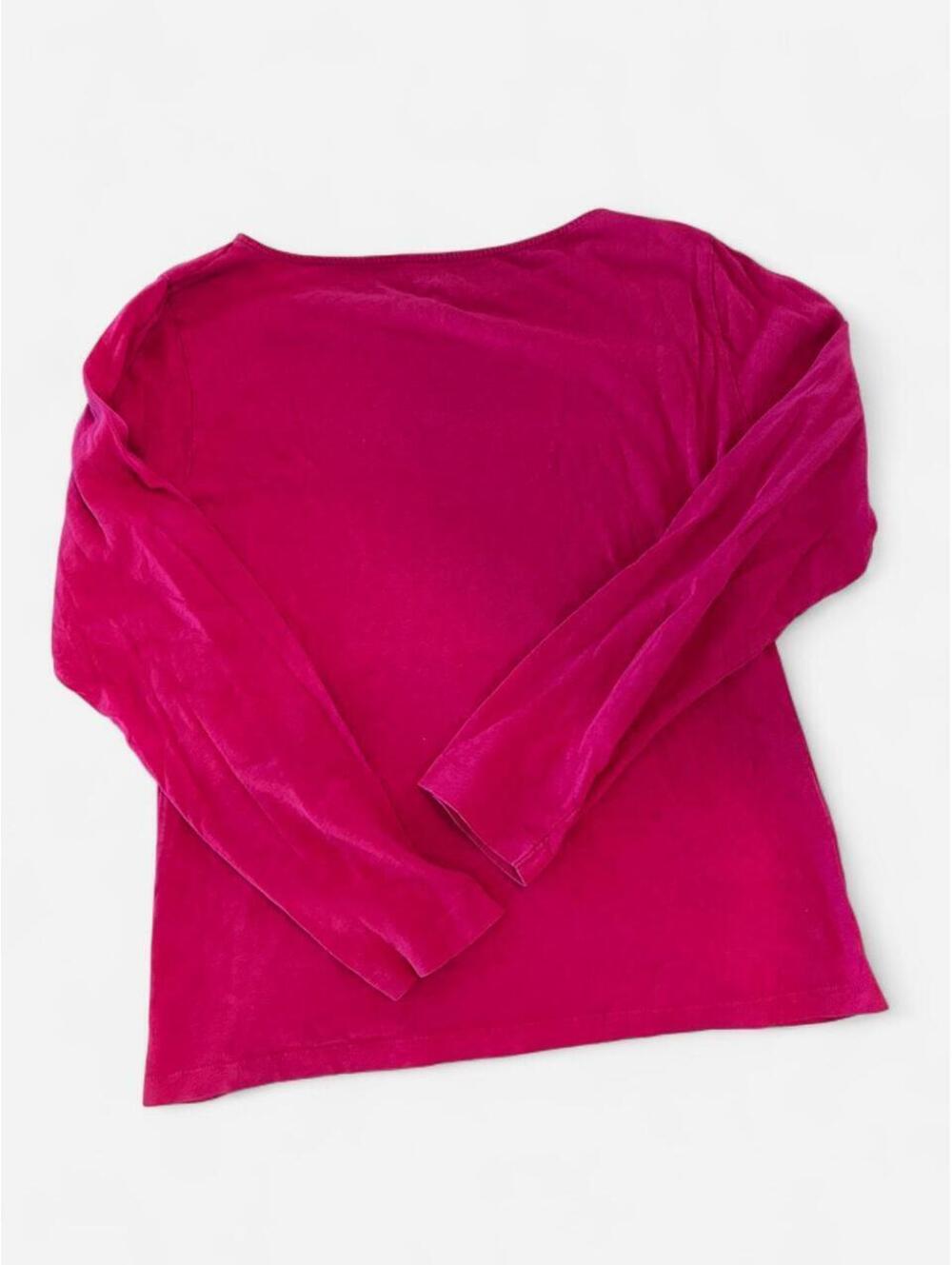 J.Crew Women's Pink and Red Tshirt